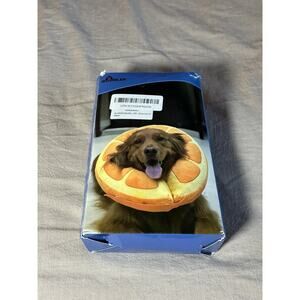 Inflatable Dog Collar Soft Protective Dog Cone Neck Donut Collar,Lemon L #puppy